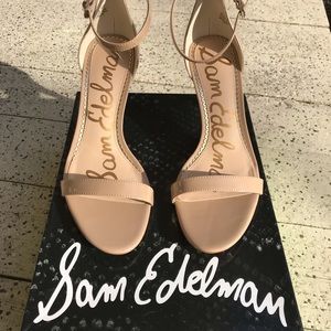 Sam Edelman Patent Leather Nude Heel